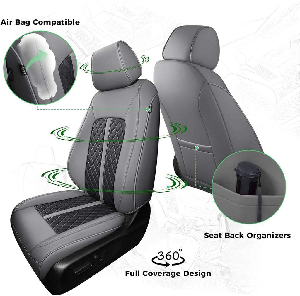 AmanCarport Custom Leather Car Seat Covers for Honda HR-V (2016-2026)