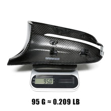 Load image into Gallery viewer, Dry Carbon Fiber Replacement Mirror Caps for BMW F90 F91 F92 M5 M8 2018–2023 OEM Fit