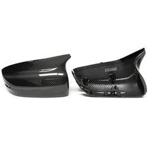 Load image into Gallery viewer, Dry Carbon Fiber Replacement Mirror Caps for BMW F90 F91 F92 M5 M8 2018–2023 OEM Fit
