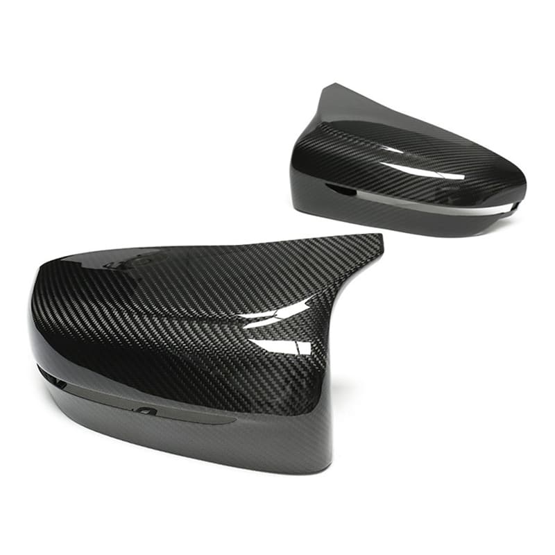 Dry Carbon Fiber Replacement Mirror Caps for BMW F90 F91 F92 M5 M8 2018–2023 OEM Fit
