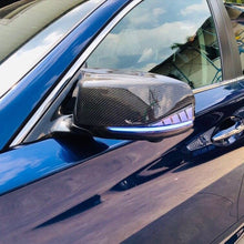 Load image into Gallery viewer, Infiniti Q50 Q50s Q60 Q70 QX30 Dry Carbon Fiber Mirror Caps