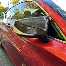 Load image into Gallery viewer, Infiniti Q50 Q50s Q60 Q70 QX30 Dry Carbon Fiber Mirror Caps
