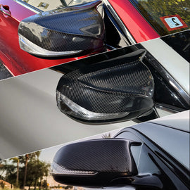 Infiniti Q50 Q50s Q60 Q70 QX30 Dry Carbon Fiber Mirror Caps