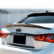 Load image into Gallery viewer, Infiniti Q50 Real Carbon Fiber Trunk Spoiler PSM Style