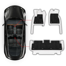 Load image into Gallery viewer, Tesla Model 3/Y/Highland/Juniper All-Weather Leather Floor Mats Interior Liners