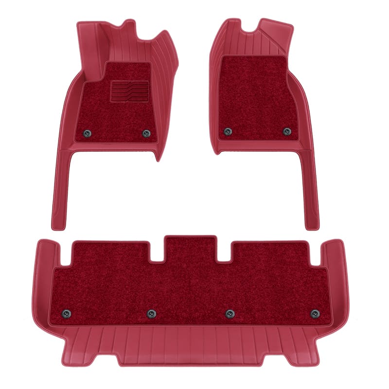 Tesla Model 3/Y/Highland/Juniper All-Weather Leather Floor Mats Interior Liners