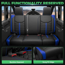 Load image into Gallery viewer, Jeep Wrangler JK JL Seat Covers 2007–2026 2 Door &amp; Unlimited Custom Fit Leather