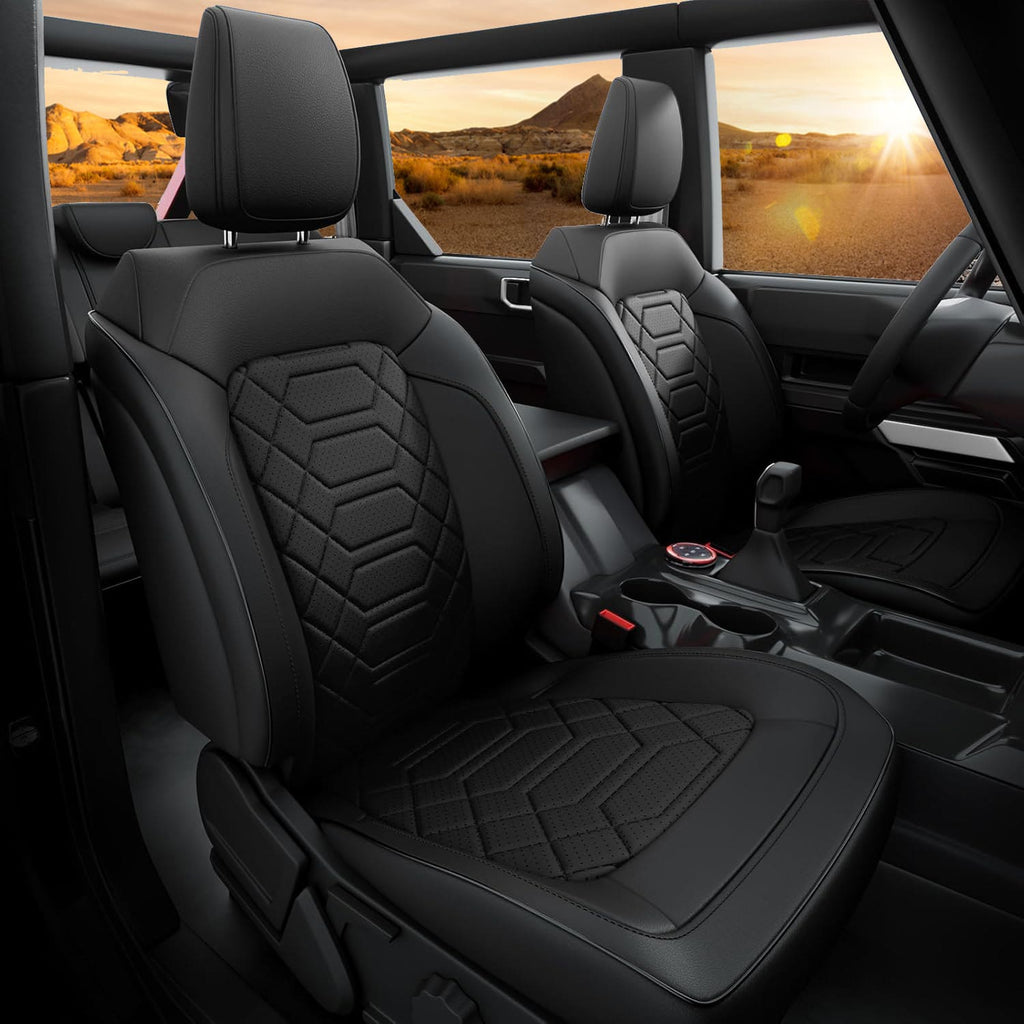 AmanCarport Custom Car Seat Covers for Ford Bronco 4 Door (2021-2025)