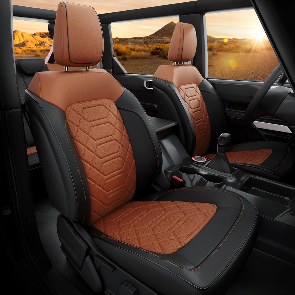 AmanCarport Custom Car Seat Covers for Ford Bronco 4 Door (2021-2025)