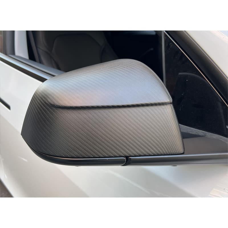 Tesla Model Y Juniper Dry Carbon Fiber Mirror Caps 2025+