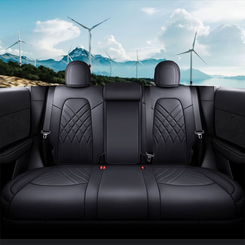 Custom Fit Tesla Model 3/Y Seat Covers - Full Coverage for Highland and Juniper (2016-2026)