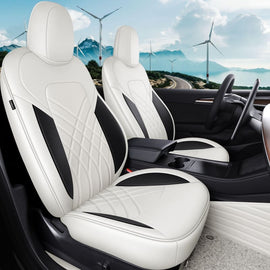 Custom Fit Tesla Model 3/Y Seat Covers - Full Coverage for Highland and Juniper (2016-2026)