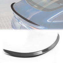 Load image into Gallery viewer, Dry Carbon Fiber Performance Style Trunk Spoiler for Tesla Model 3 Model Y