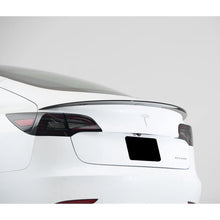 Load image into Gallery viewer, Dry Carbon Fiber Performance Style Trunk Spoiler for Tesla Model 3 Model Y