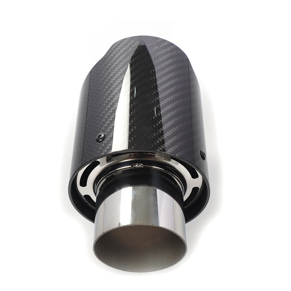 5" Carbon Fiber Exhaust Tip – Universal Fit, 3.5″– 5″ Size Options