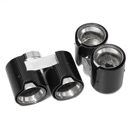For BMW 3 Series G20 G21 320d 330i M Performance Carbon Fiber Exhaust tips