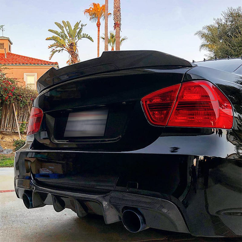 BMW E90 M3 Real Carbon Fiber Trunk Spoiler PSM Style
