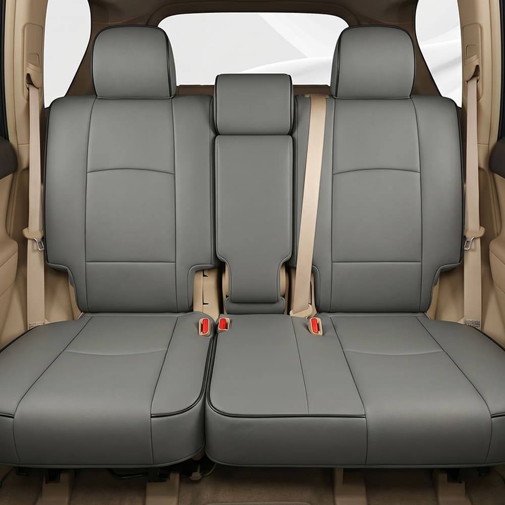 Amancarport Special Linen, Leather Car Seat Covers Full Set for Toyota 4Runner(2011-2024)