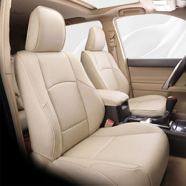 Amancarport Special Linen, Leather Car Seat Covers Full Set for Toyota 4Runner(2011-2024)