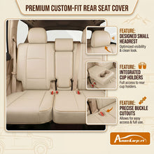 Load image into Gallery viewer, Amancarport Special Linen, Leather Car Seat Covers Full Set for Toyota 4Runner(2011-2024)