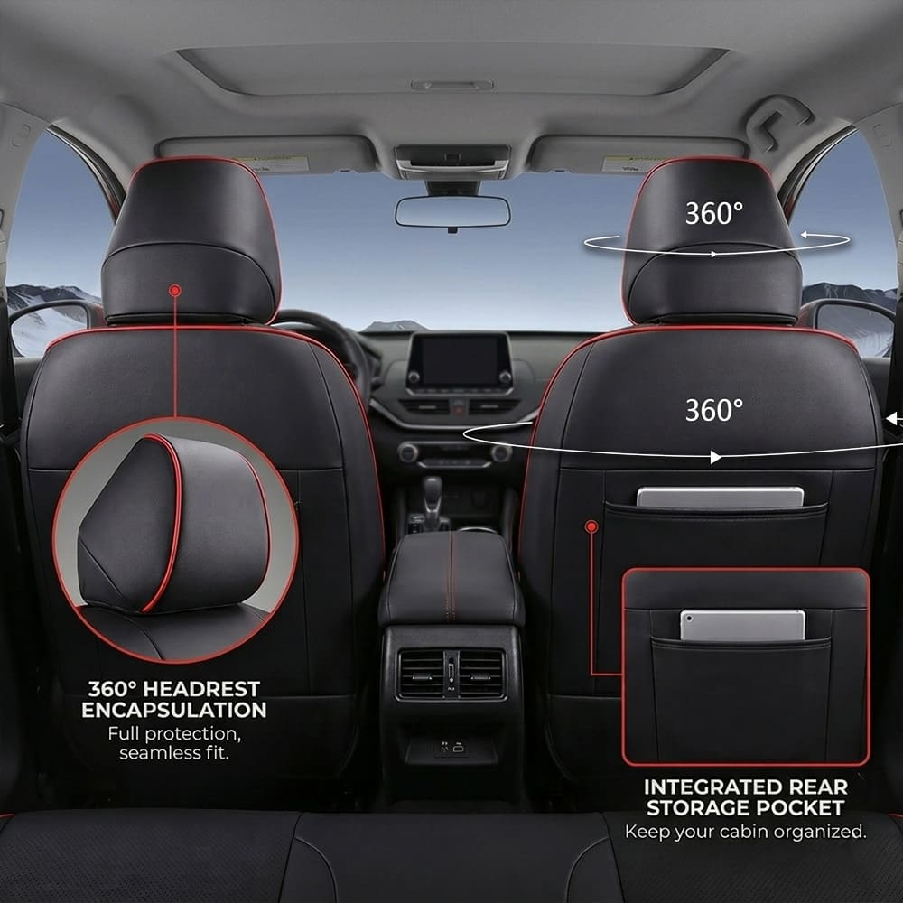 Nissan Altima 2013-2025 Custom Leather Car Seat Covers