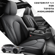 Load image into Gallery viewer, Toyota Highlander 2014-2026 Custom Fit Leather Seat Covers