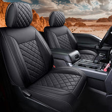 Load image into Gallery viewer, Custom Leather Car Seat Cover Full Set Fit For Ford F150 (2009-2025), F250, F350, F450(2017-2025)