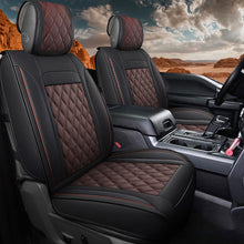 Load image into Gallery viewer, Custom Leather Car Seat Cover Full Set Fit For Ford F150 (2009-2025), F250, F350, F450(2017-2025)
