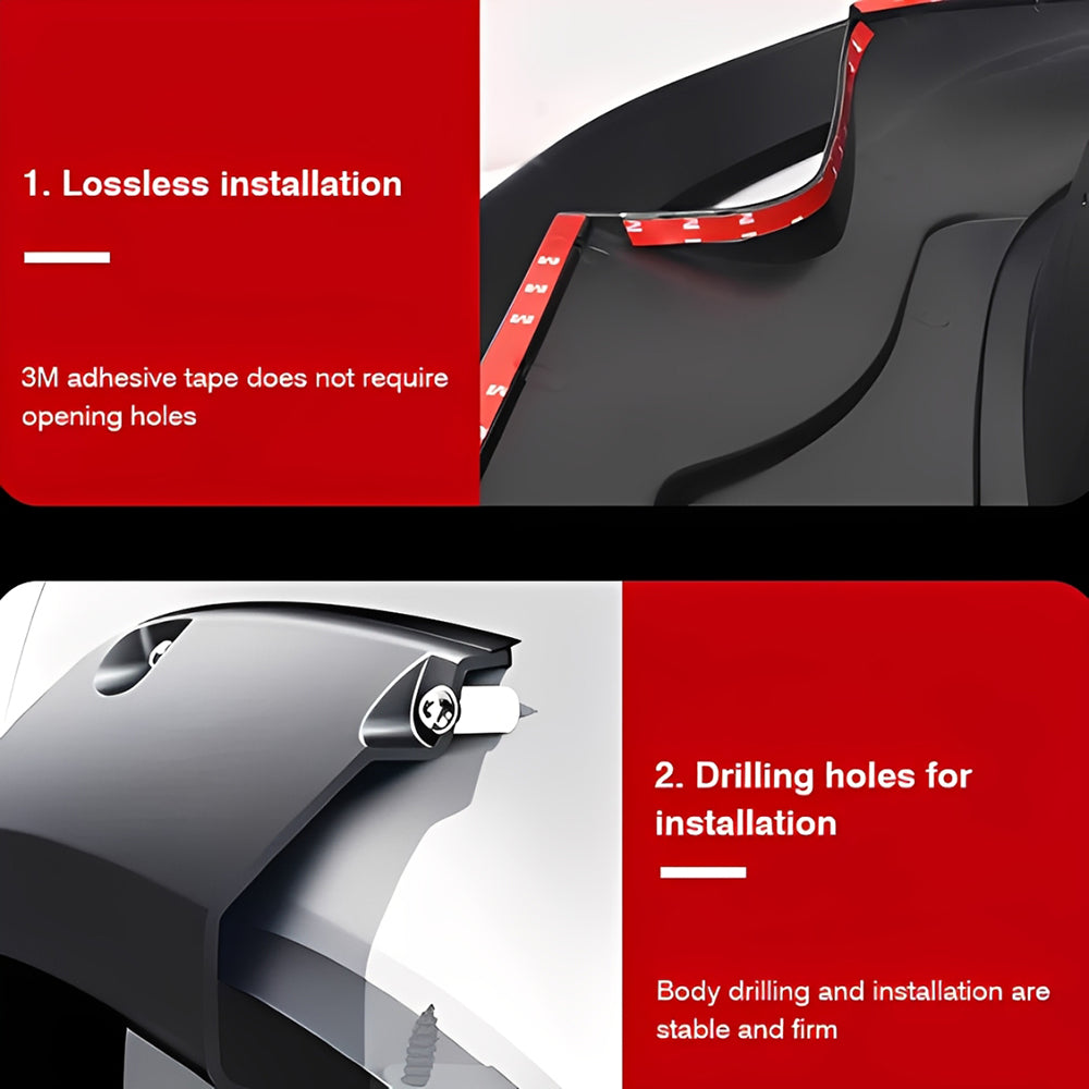 Fender Flares for 2015–2017 Toyota Hilux Revo – Front & Rear, 6-Piece Set