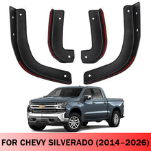 Load image into Gallery viewer, Amancarport® Mud Flaps for Chevrolet Silverado 2014–2026 No-Drill Custom Fit All-Weather (4PCS)