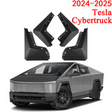 Mud Flaps for 2024-2025 Tesla Cybertruck - Front and Rear Splash Guards Mud Flaps, 4PCS Fender Flares Set