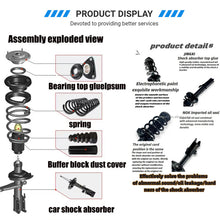 Load image into Gallery viewer, Front Shock Strut Assembly with Coil Spring Pair for Ford Mustang 2015 to 2023 OEM Style Replacement JR3Z18124A