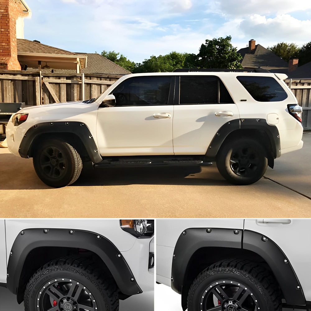 Front & Rear Fender Flares Kit for 2016–2021 Toyota 4Runner (Excludes Limited) – 8-Piece Set