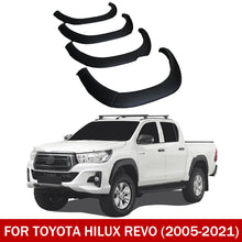 Load image into Gallery viewer, Fender Flares for 2005–20121 Toyota Hilux Revo – Front &amp; Rear, 6-Piece Set