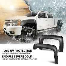 Load image into Gallery viewer, Front &amp; Rear Fender Flares Kit for 2007–2013 Chevy Silverado 1500 Long Bed – Textured Finish (Not for GMC Sierra)
