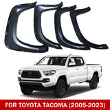 Fender Flares for 2005–2023 Toyota Tacoma – Pocket-Riveted Matte Black