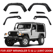 Load image into Gallery viewer, Fender Flares for 1997–2006 Jeep Wrangler TJ &amp; LJ – Front &amp; Rear, 4-Piece Set