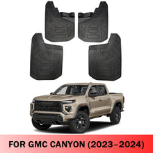 Load image into Gallery viewer, Mud Flaps for GMC Canyon 2023–2024 No-Drill Custom Fit All-Weather Front &amp; Rear Splash Guards (4PCS)