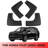 Mud Flaps for Honda Pilot 2023–2026 No-Drill Custom Fit All-Weather Front & Rear Splash Guards (4PCS)