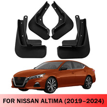 Load image into Gallery viewer, Mud Flaps for Nissan Altima 2019–2024 No-Drill Custom Fit Front &amp; Rear Splash Guards (4PCS)
