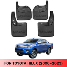Load image into Gallery viewer, Mud Flaps for Toyota Hilux Vigo 2006–2023 No-Drill Custom Fit All-Weather Front &amp; Rear Splash Guards (4PCS)