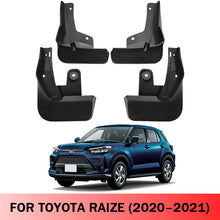 Load image into Gallery viewer, Mud Flaps for Toyota Raize / Rocky 2020–2021 No-Drill Custom Fit All-Weather Front &amp; Rear Splash Guards (4PCS)