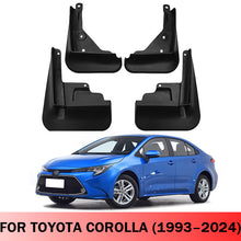 Load image into Gallery viewer, Mud Flaps for Toyota Corolla 1993–2024 No-Drill Custom Fit All-Weather Front &amp; Rear Splash Guards (4PCS)