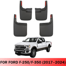 Load image into Gallery viewer, Ford F-250 F-350 2017–2024 Mud Flaps Splash Guards Front &amp; Rear Set