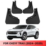 Mud Flaps for Chevrolet Trax 2024–2025 No-Drill Custom Fit All-Weather Front & Rear Splash Guards (4PCS)
