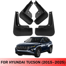 Load image into Gallery viewer, Mud Flaps for Hyundai Tucson 2015–2025 No-Drill Custom Fit All-Weather Front &amp; Rear Splash Guards (4PCS)