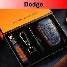 Load image into Gallery viewer, Genuine Leather Key Cover for Dodge RAM 1500, 2500, 3500, 4500, 5500 (2019-2025) - 4/5/6 Button Protective Case