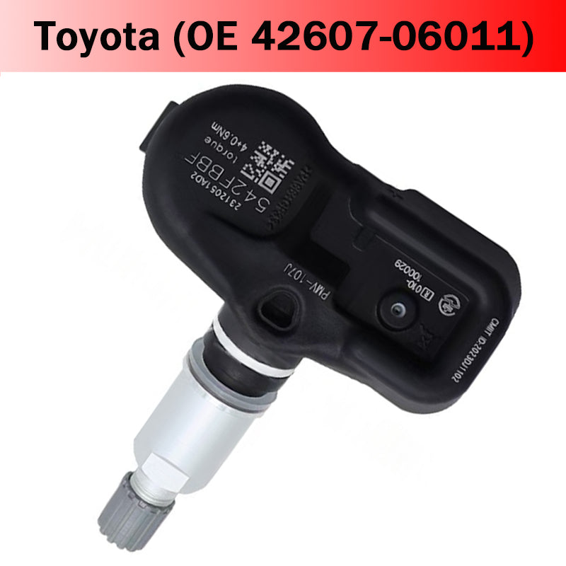 OEM 42607-06011 TPMS Sensor 4-Pack for Toyota & Lexus – Pre-Programmed Tire Pressure Monitoring System, Direct Fit Replacement