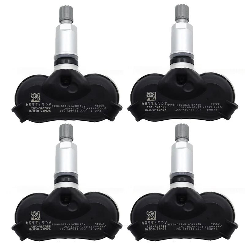 OEM 42607-0C070 TPMS Sensor 4-Pack for Toyota & Lexus – Direct Fit Tire Pressure Monitoring System Replacement