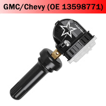 Load image into Gallery viewer, OEM 13598771 TPMS Sensor 4-Pack for Chevrolet Silverado, GMC Sierra, Cadillac – Direct Fit Tire Pressure Monitoring System Replacement